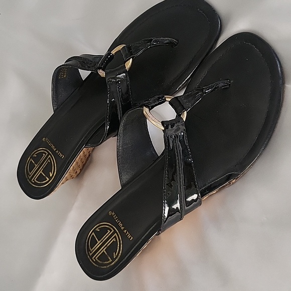 Summer ready, Lilly Pulitzer Sandles Kitten Heel Style - Picture 4 of 4